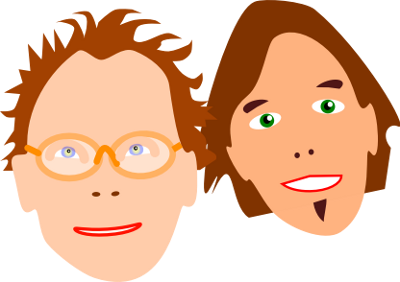 Cartoon von Pawel und Carsten